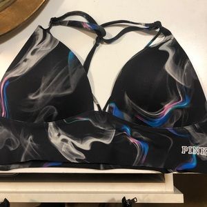 Victoria secret pink bonded sports bra w/ pad